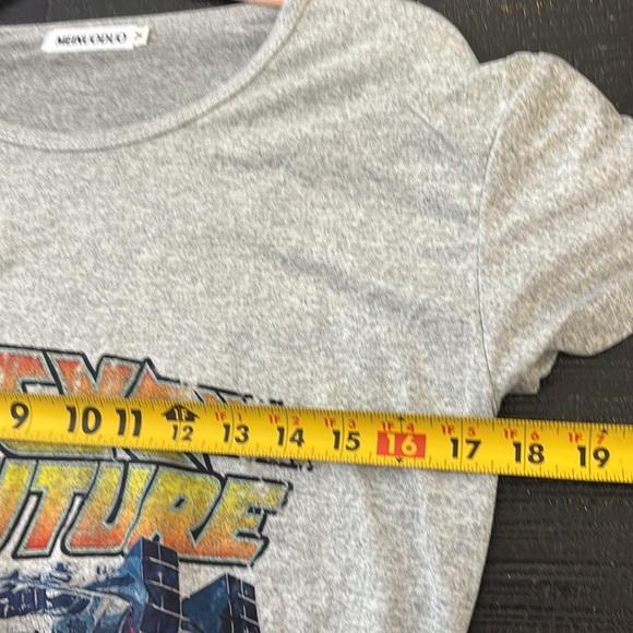 NWOT Back to the future movie short sleeve tshirt grey size M - Picture 5 of 5